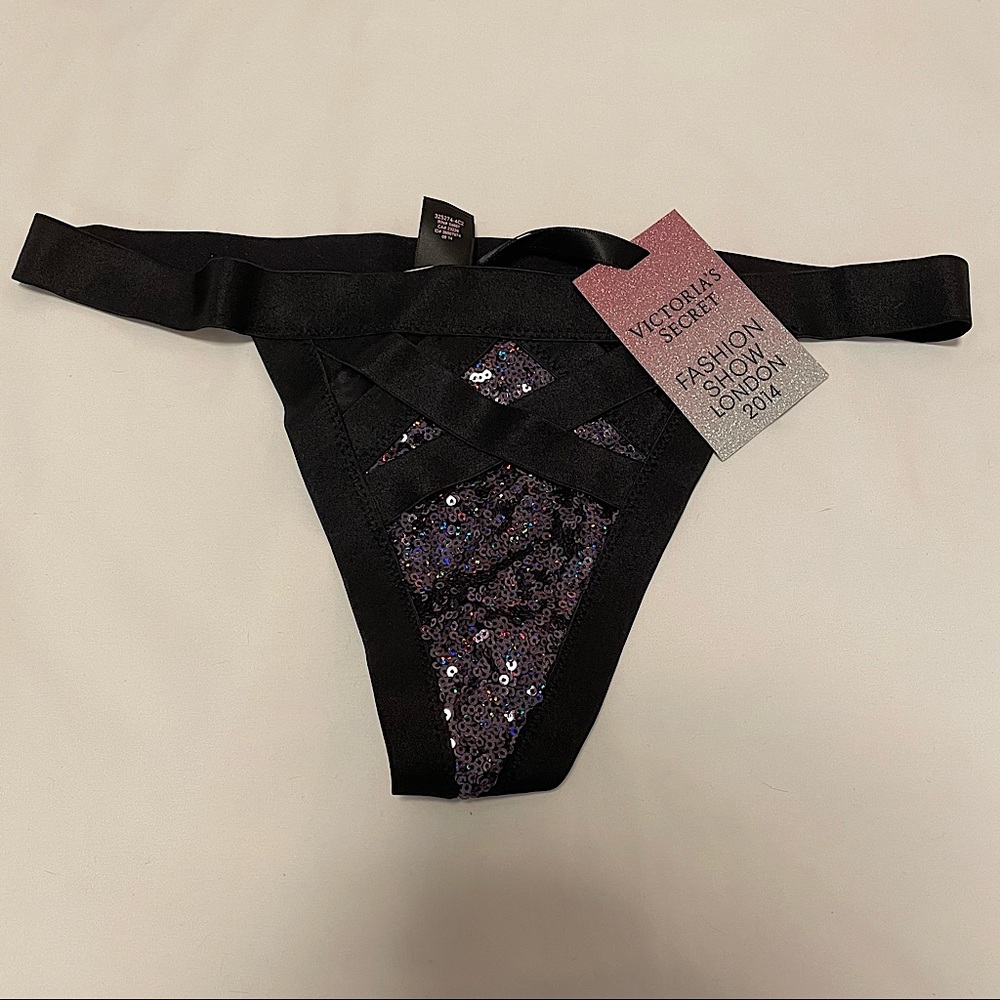 NWT Victoria’s Secret Sequin Thong 2014 Fashion Show Size Medium